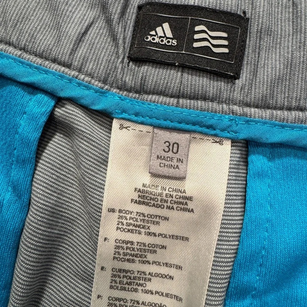 Adidas Golf Shorts Mens 30 Gray Outdoor Performance Casual 10